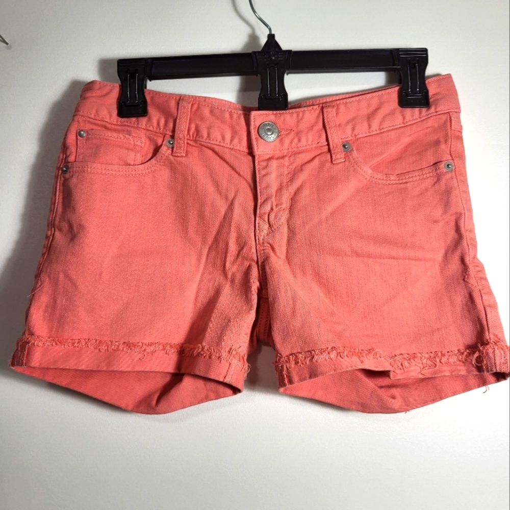 Express Jeans pinkish low rise shorts women's 0  #2041